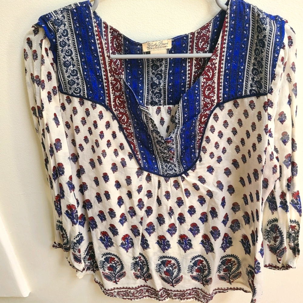 Lucky Brand long sleeve multi color